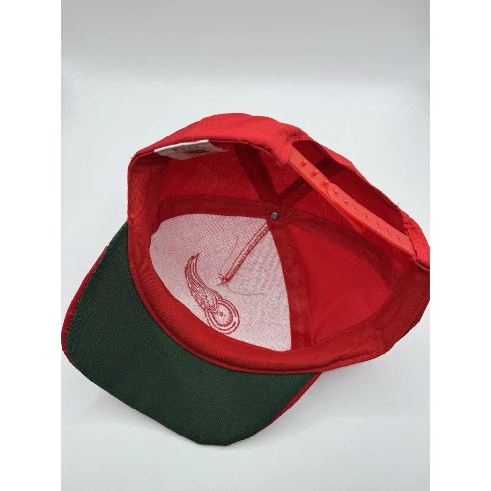 Vintage Detroit Red Wings Snapback Hat NHL Licensed Red Hockey Cap Taiwan